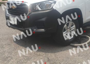 Joven ciclista resulta con lesiones al ser atropellado por una camioneta