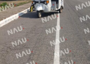 Motociclista herido en accidente en la carretera Tapachula Suchiate