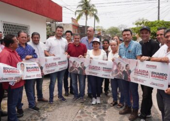 Transportistas organizados invitaron a Yamil Melgar a la promoción del voto de Eduardo Ramírez y Claudia sheinbaum.