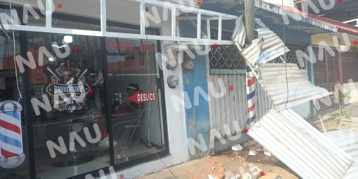 “Vídeo” Accidente en Tapachula deja solo daños materiales