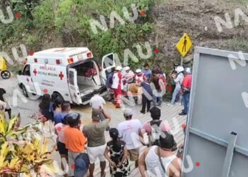 Accidente en Tapachula deja dos personas lesionadas