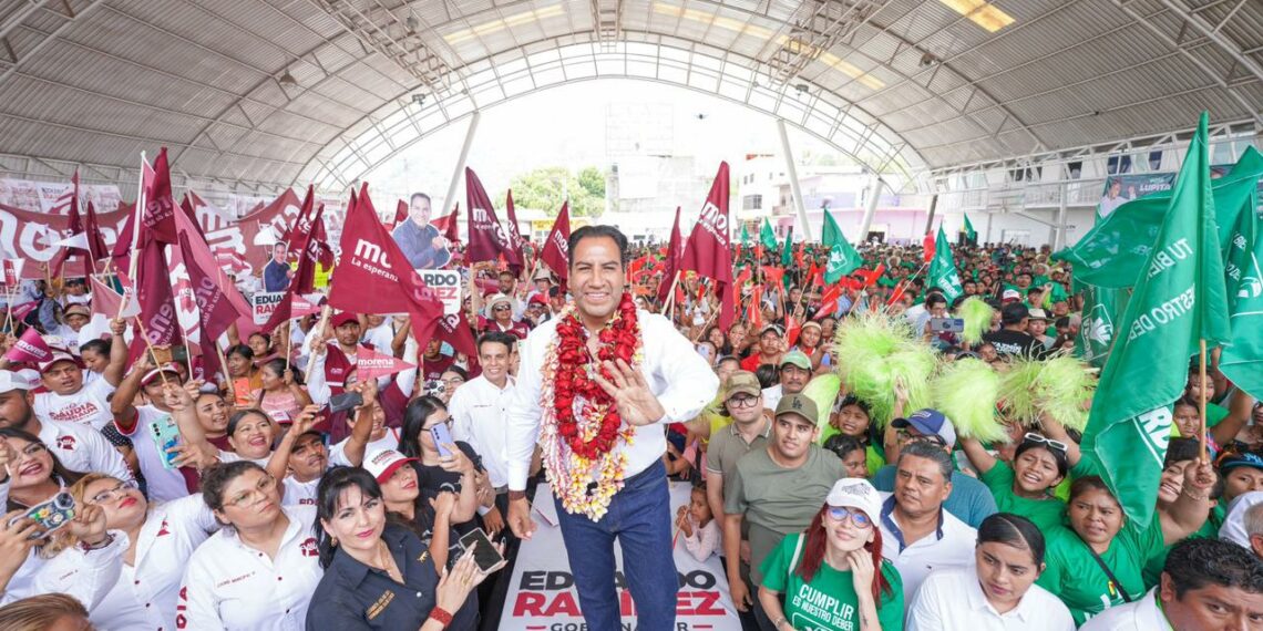Eduardo Ramírez recibe contundente apoyo en San Lucas, Chiapilla y Totolapa