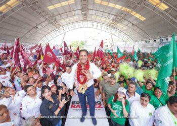 Eduardo Ramírez recibe contundente apoyo en San Lucas, Chiapilla y Totolapa