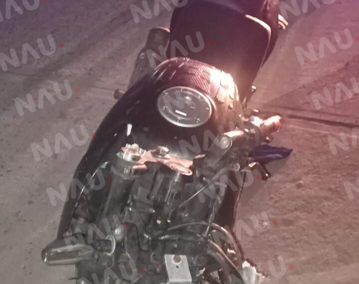 Accidente en Mapastepec solo causa daños materiales