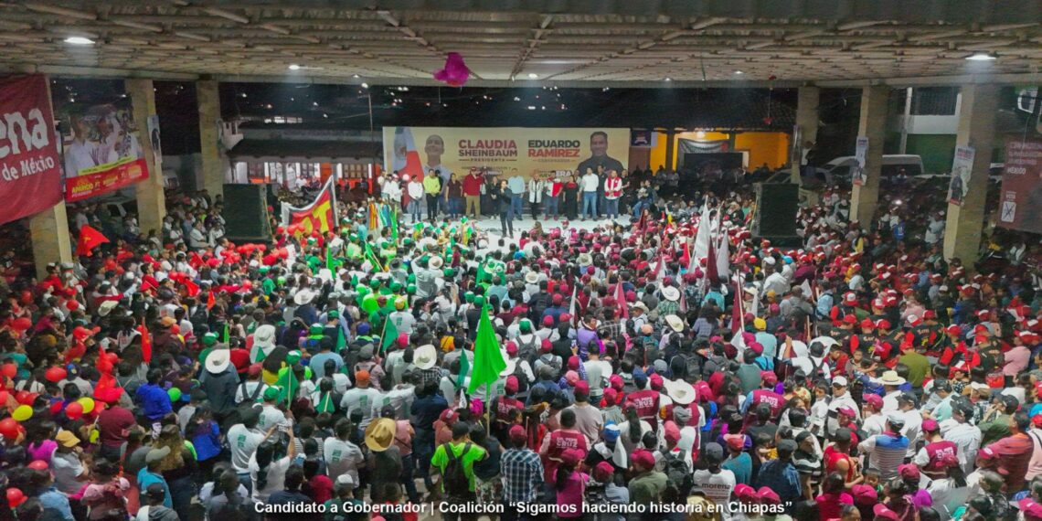 En Soyaló, Bochil, San Andrés Duraznal y Jitotol le demuestran amor a Eduardo Ramírez