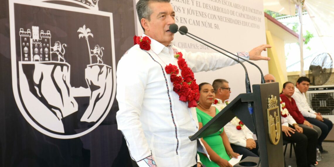 Centro de Atención Múltiple No. 50 de Chicoasén contará con instalaciones propias tras 16 años