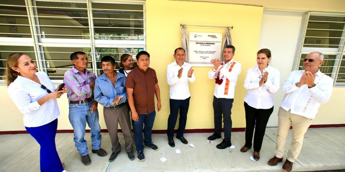 Primaria “18 de Marzo”, de Ixtapa, reconvertida con espacios escolares dignos, seguros y funcionales