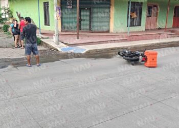 Trágico accidente en Tapachula: motociclista fallece tras perder el control y estrellarse contra la banqueta