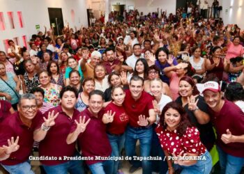 Mujeres respaldan a Yamil Melgar en Tapachula