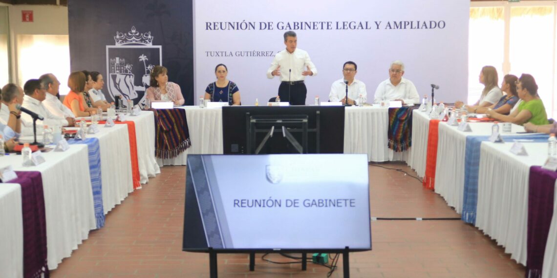 Rutilio Escandón pide fortalecer el trabajo para un buen cierre de la administración estatal