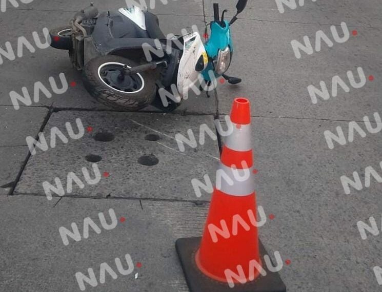 Motociclista extranjero trasladado al hospital regional tras ser impactado por un vehículo