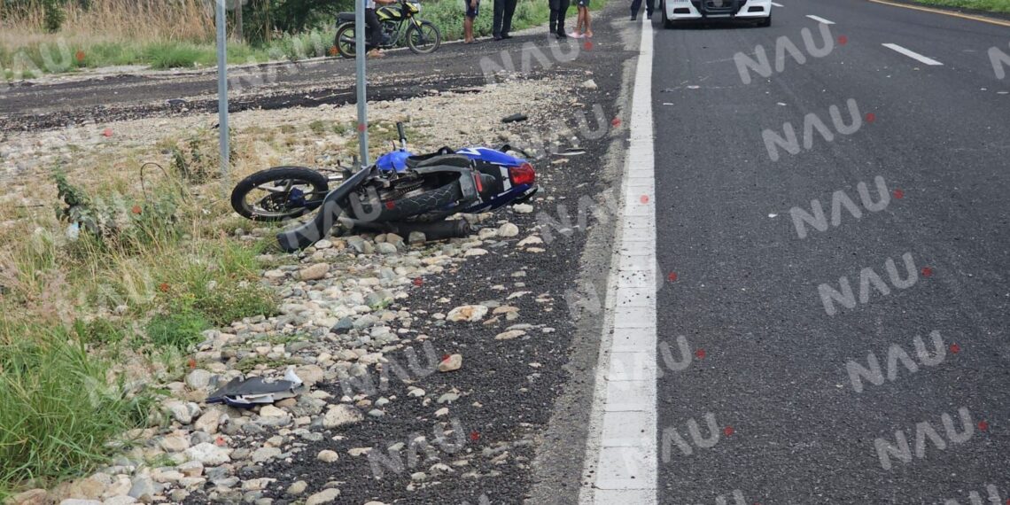 Accidente de Motocicleta en Mapastepec Deja un Herido