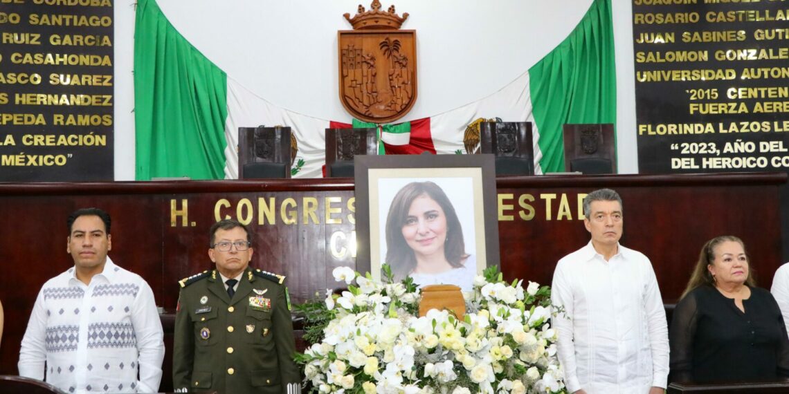 LXVIII Legislatura Local realiza homenaje póstumo a Rosalinda López, esposa del gobernador Rutilio Escandón