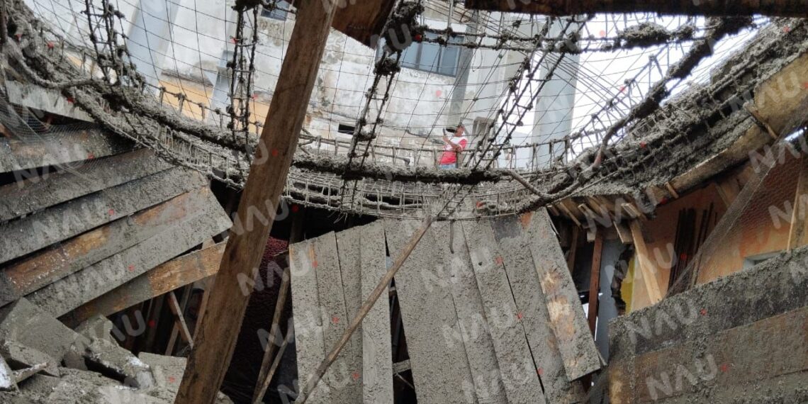 Presunta corrupción en construcción: colapso de cimbra revela falta de supervisión en Tapachula