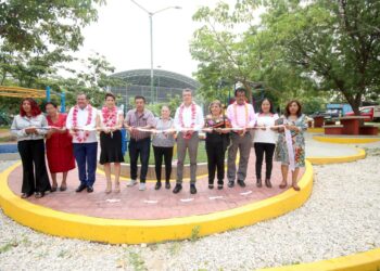 En Tuxtla Gutiérrez, Rutilio Escandón moderniza el Parque Público de la colonia Pedregal San Antonio