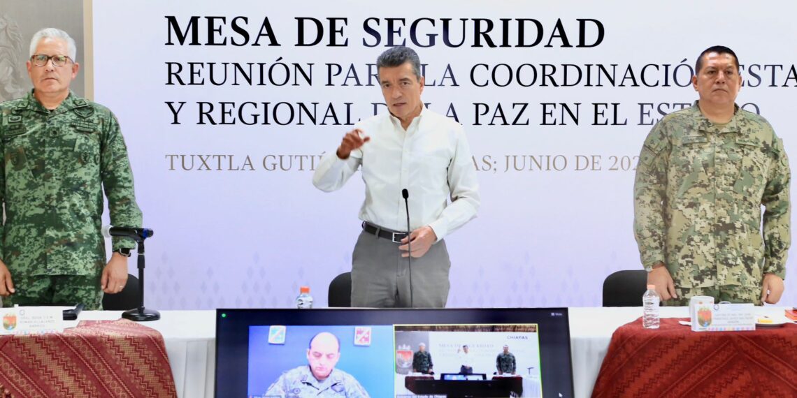 Desde la Mesa de Seguridad, Rutilio Escandón reitera el llamado a extremar precauciones por lluvias