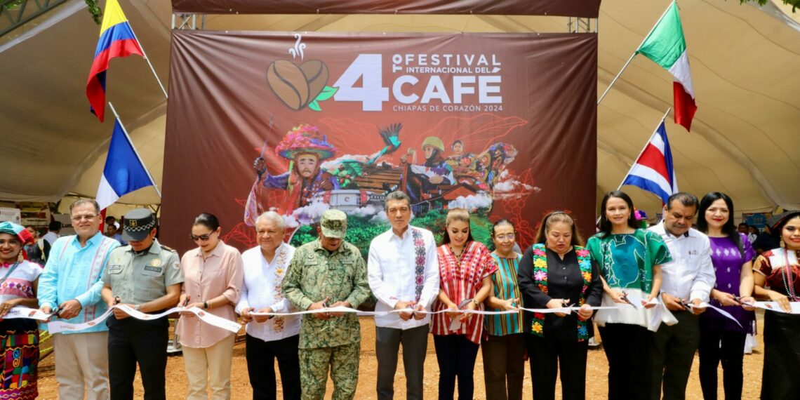 Rutilio Escandón inaugura el Cuarto Festival Internacional del Café “Chiapas de Corazón”