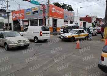 Daños Materiales y Susto deja un accidente