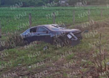 Accidente vehicular en el libramiento Sur Oriente