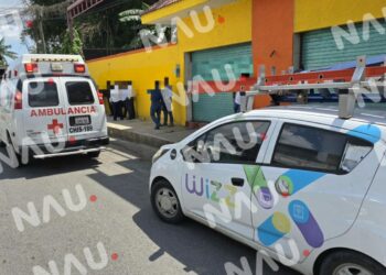 Accidente vial en Tapachula deja daños materiales