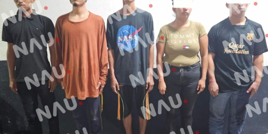 En Operativo Antipandillas SSyPC detiene a cinco implicados en diversos delitos en Tapachula y Suchiate; dos de ellos con orden de captura en Guatemala