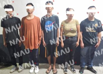 En Operativo Antipandillas SSyPC detiene a cinco implicados en diversos delitos en Tapachula y Suchiate; dos de ellos con orden de captura en Guatemala