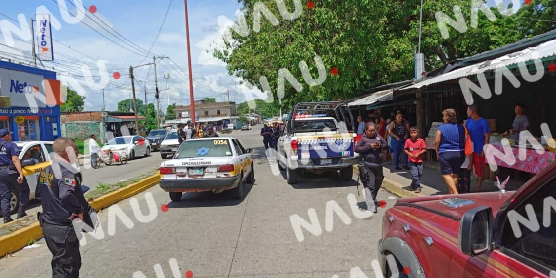 Menor fue arrollada por un taxi en Tapachula