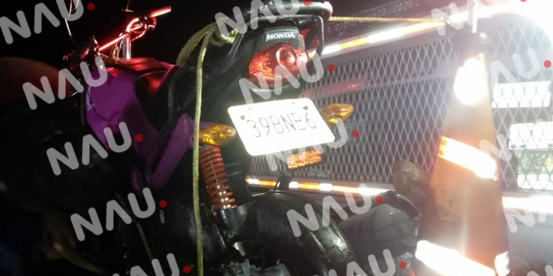 Motocicleta Robada Encontrada Abandonada en Tapachula, Chiapas