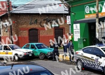 Solo daños materiales deja accidente