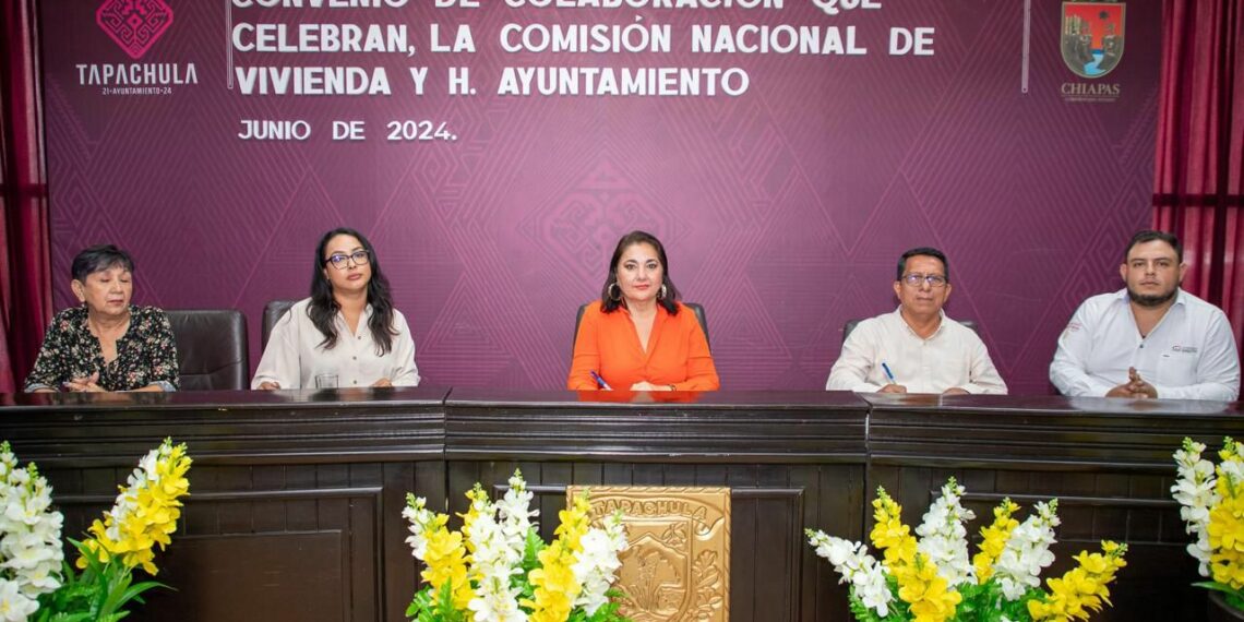 El Ayuntamiento de Tapachula firma convenio para apoyar a familias vulnerables