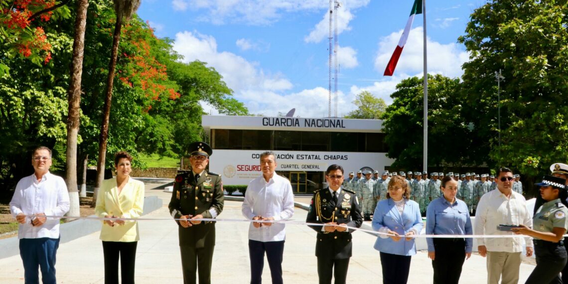 Asiste Rutilio Escandón a la conmemoración del 5º Aniversario de la Guardia Nacional