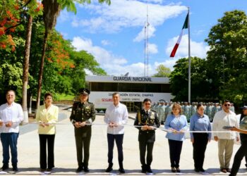 Asiste Rutilio Escandón a la conmemoración del 5º Aniversario de la Guardia Nacional