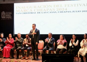 Rutilio Escandón inaugura el Festival Marca Chiapas 2024, en el marco de su 15 aniversario