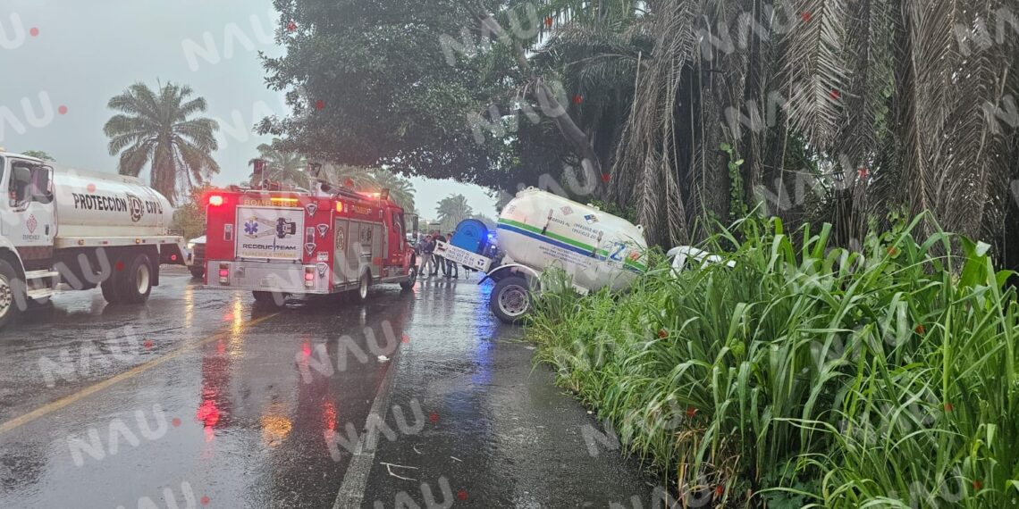 Accidente de Pipa de Gas en Tapachula