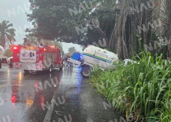 Accidente de Pipa de Gas en Tapachula