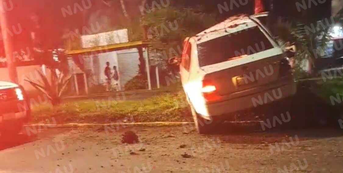 Accidente vehicular en Tapachula deja dos lesionados leves