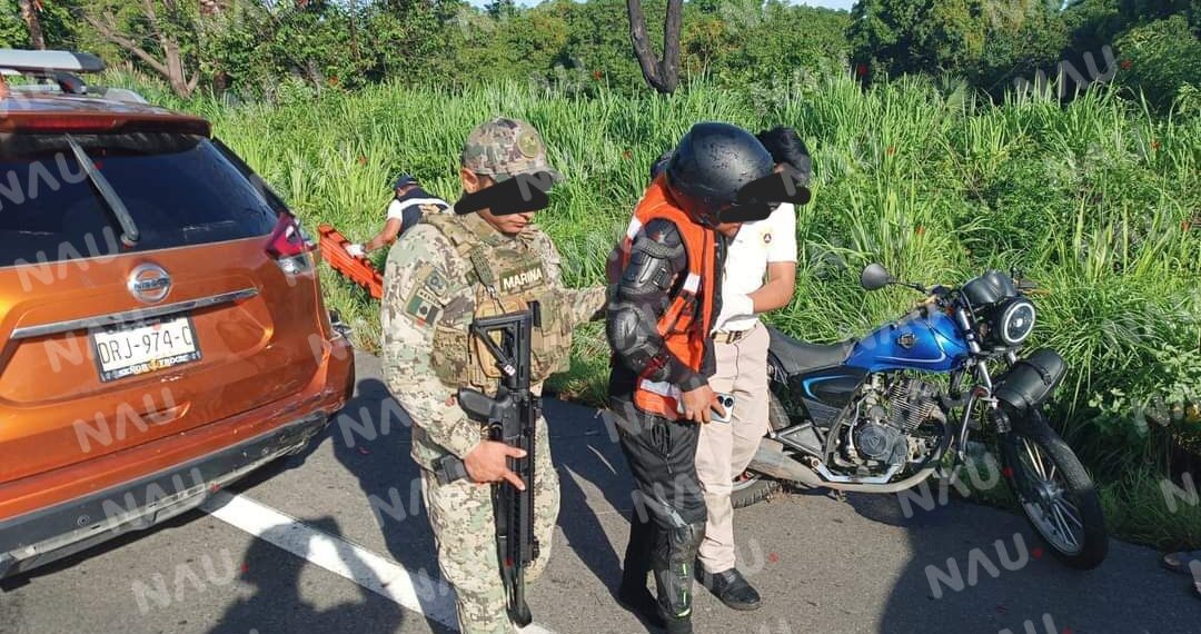 Accidente de tránsito con lesionados en la carretera Tapachula-Puerto Madero