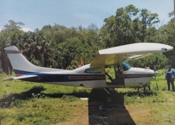 FGR LOGRA DECLARATORIA DE ABANDONO DE UNA AERONAVE EN CHIAPAS