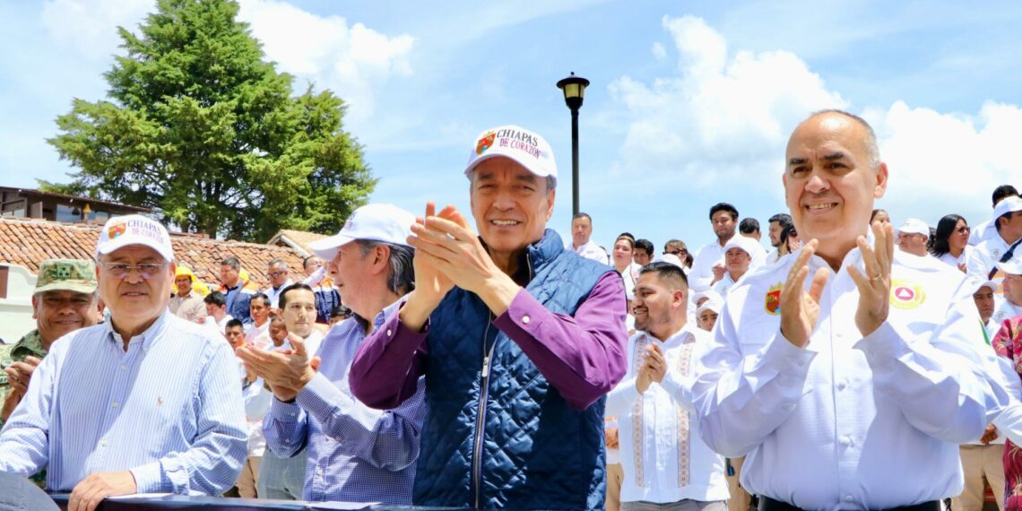 En San Cristóbal, Rutilio Escandón da banderazo de inicio del Operativo Vacacional de Verano 2024