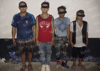 Detienen a Cuatro Personas Acusadas de Robo de Vehículo en Tapachula