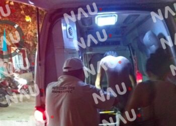 Atiende pc a persona que se electrocutó en la Colonia San Miguel de Mapastepec