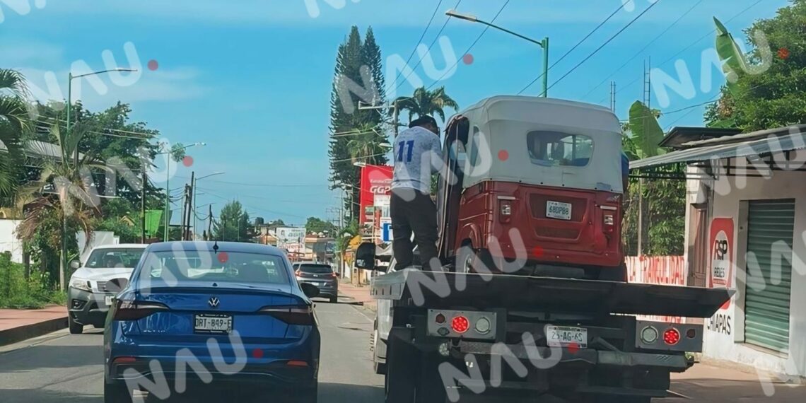 Bloqueo en el Ejido Faja de Oro de Cacahoatán
