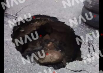 “Vídeo” Grave situación de socavones en la carretera Tapachula – Nueva Alemania.