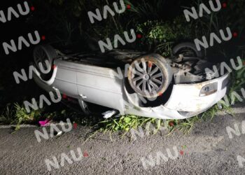 Volcadura en Carretera Nueva Alemania Tapachula*