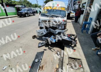 “Vídeo” Accidente Vehicular en Tapachula: Tres Vehículos Estacionados Afectados