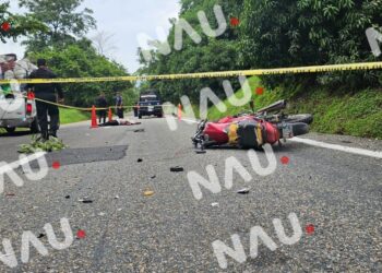 En accidente en la carretera Escuintla-Mapastepec, una mujer pierde la vida