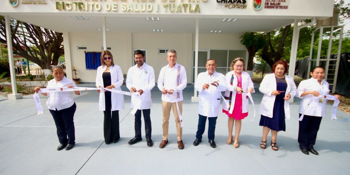 Inaugura Rutilio Escandón Almacén de Red de Frío del Distrito de Salud I Tuxtla Gutiérrez