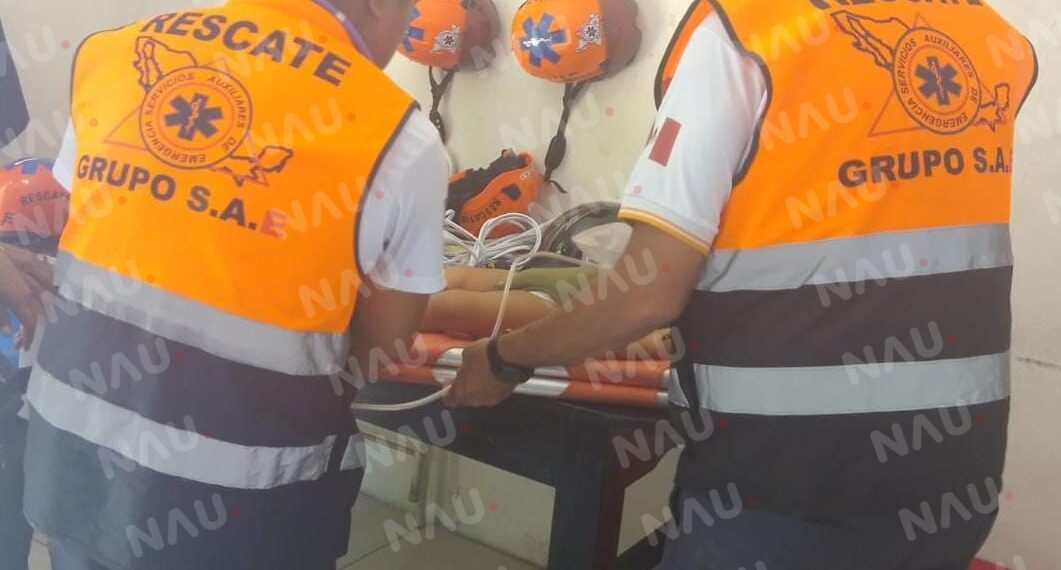 Rescate de menor en la base de Grupo SAE