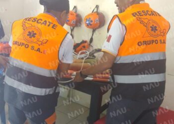Rescate de menor en la base de Grupo SAE