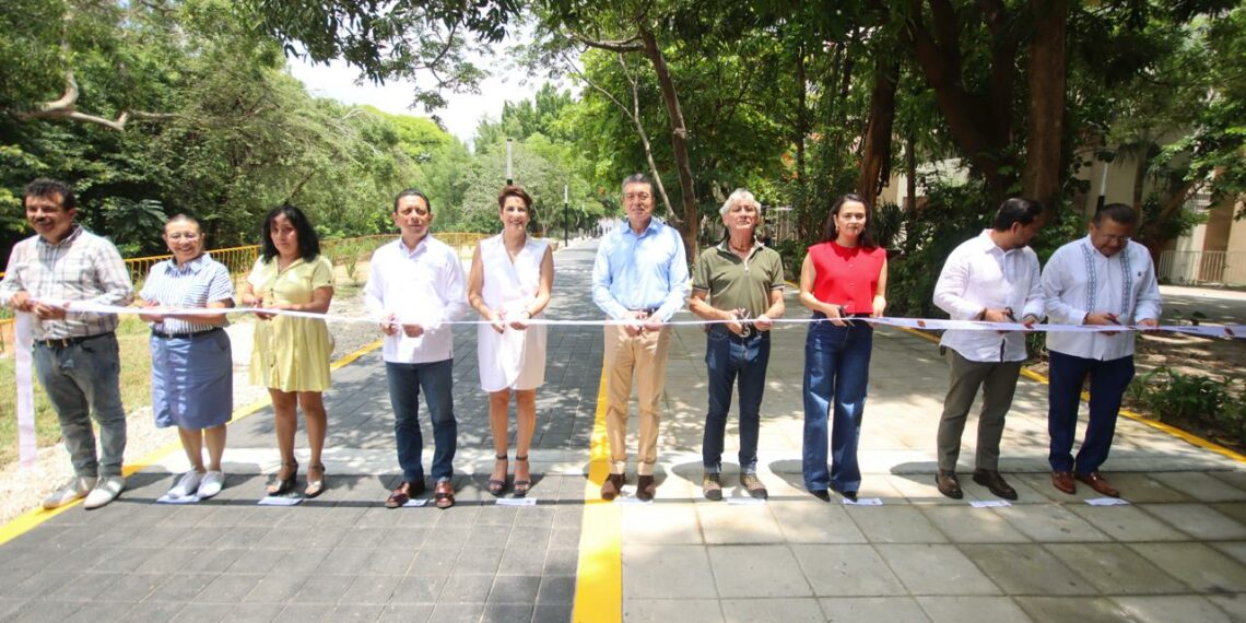 En Tuxtla, inaugura Rutilio Escandón la Vialidad Pacificada, en la margen norte del río Sabinal